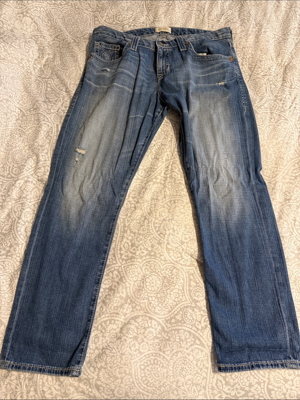 Big Star Women's Straight-Leg Jeans in Faded Blue Denim